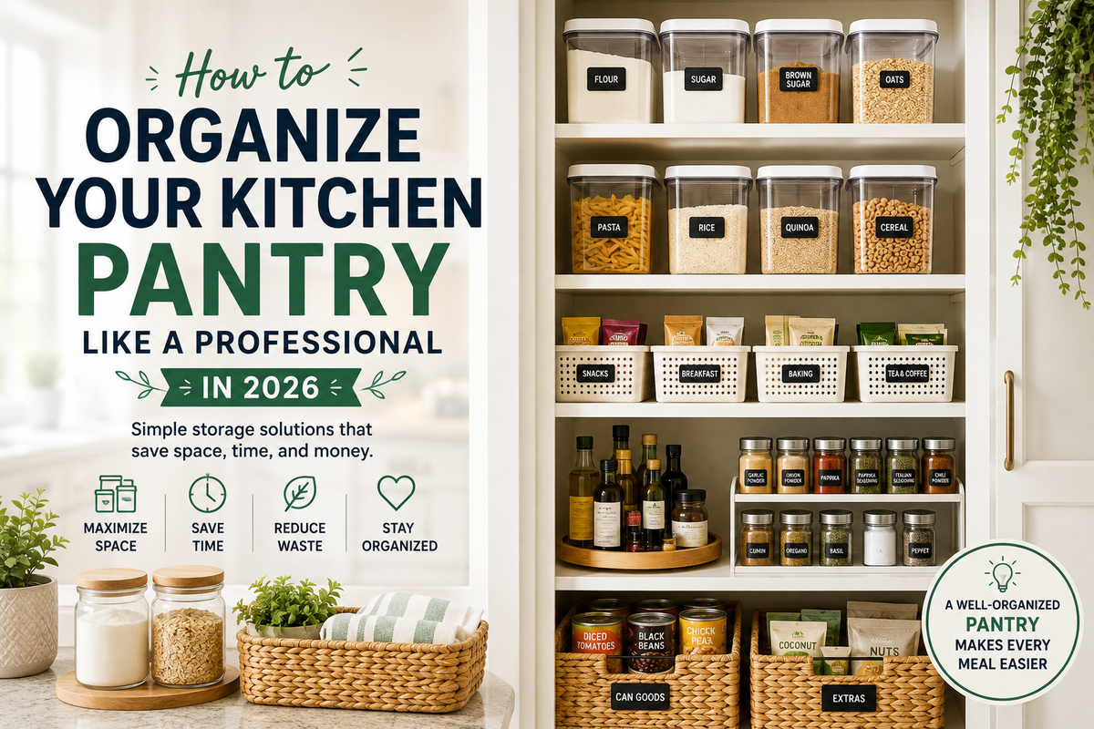 How to Organize Your Kitchen Pantry Like a Professional in 2026