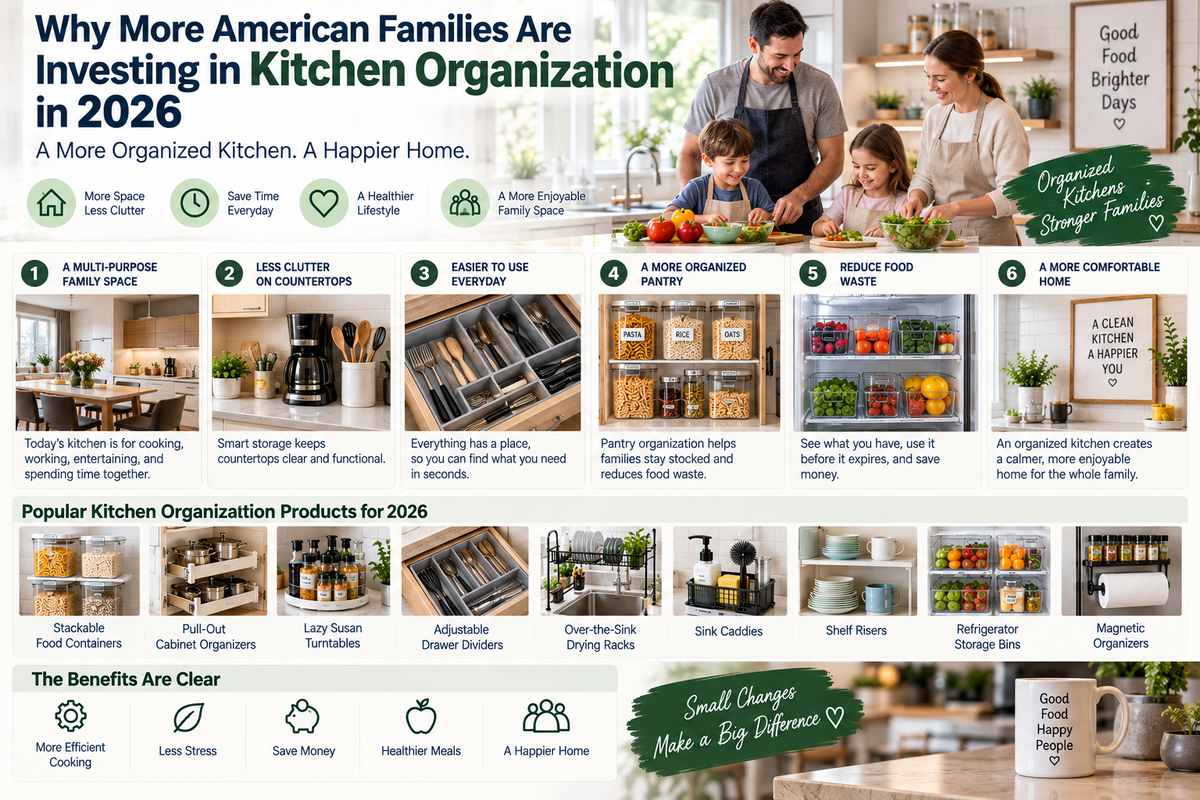 Why More American Families Are Investing in Kitchen Organization in 2026