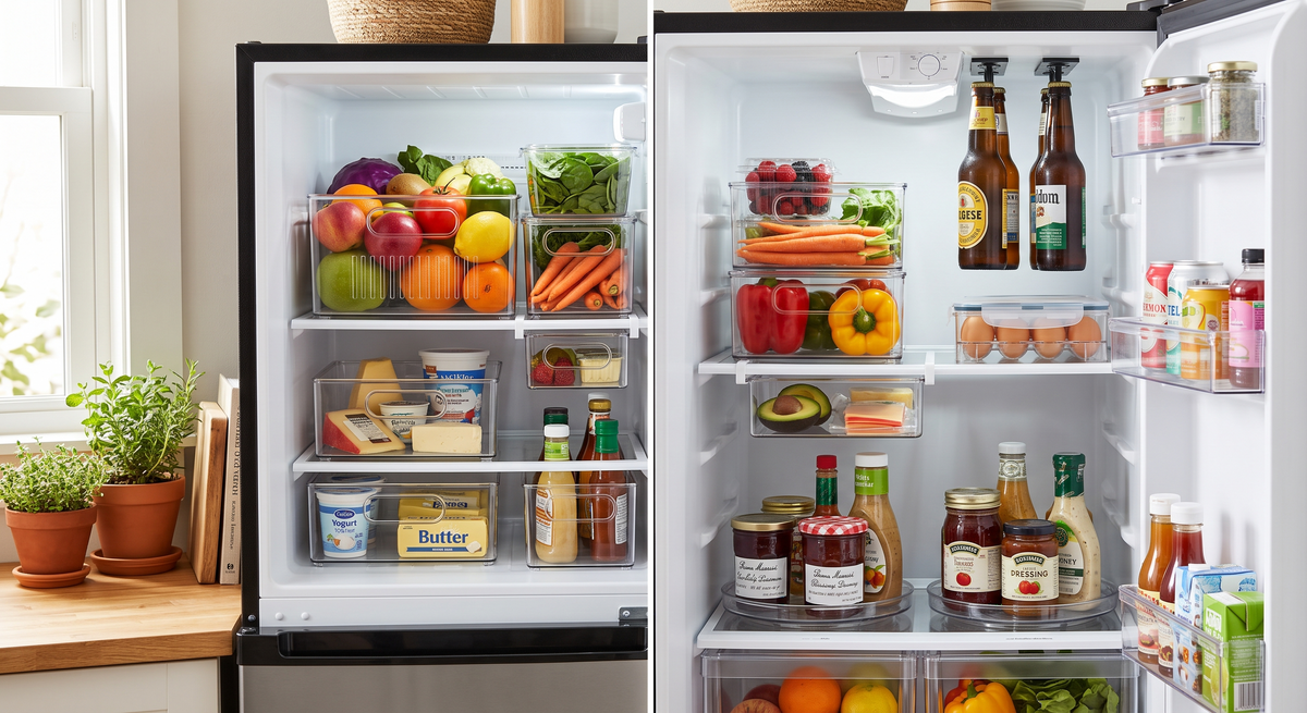 How to Keep Your Fridge Organized When You Have Zero Space
