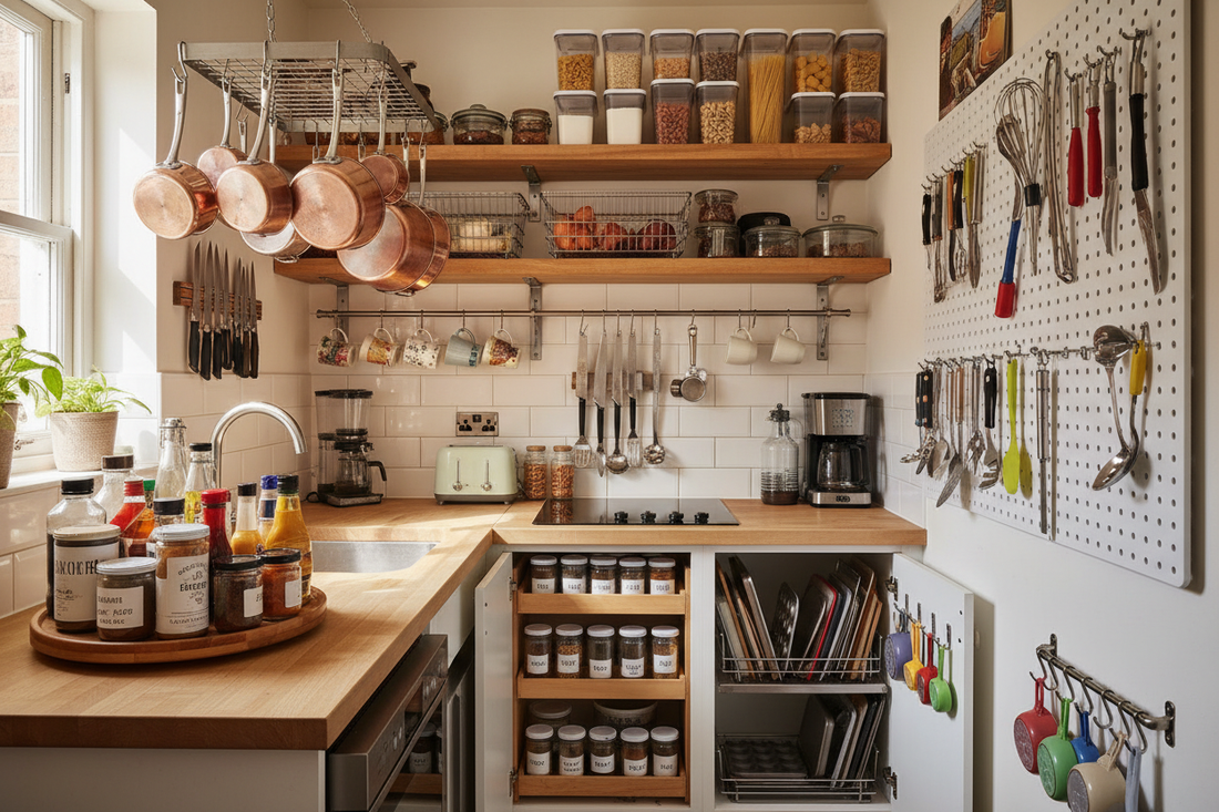 Tiny Kitchen Storage Hacks: How to Maximize Every Inch Without Remodeling