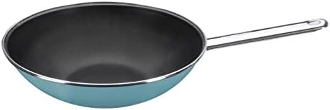 Vasconia Elegance 10-Piece Cookware Set for Most Stove Tops - Dishwasher, Grill & Oven Safe up to 480℉ (Enamel on Steel) Quick & Even Heat Distribution, Nonstick Interior, Stainless Handles (Teal)