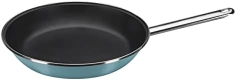 Vasconia Elegance 10-Piece Cookware Set for Most Stove Tops - Dishwasher, Grill & Oven Safe up to 480℉ (Enamel on Steel) Quick & Even Heat Distribution, Nonstick Interior, Stainless Handles (Teal)