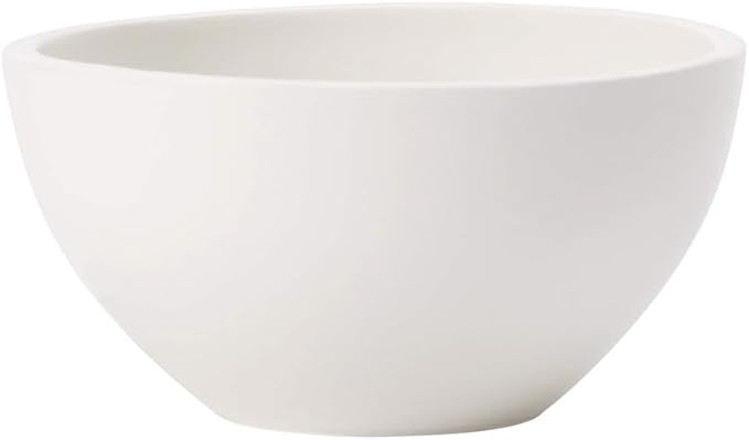 Villeroy & Boch Artesano Original Rice Bowls, Set of 4, Premium Porcelain, Made in Germany, 20.25 oz Capacity Each, White