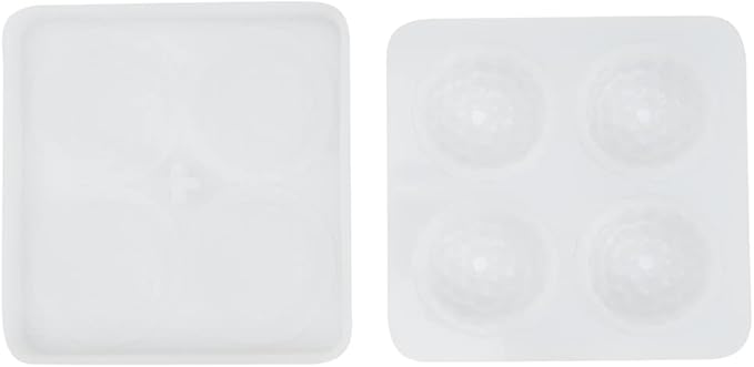 Pastry Tek 4 Cavities Fruit Silicone Molds, 10 Oven-Ready Berry Molds - Flexible, Freezable, White Silicone Lychee Berry Molds, Easy Release, For Baking