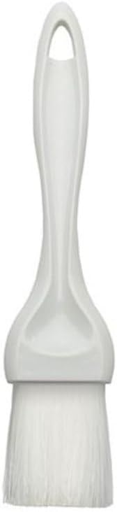 Soro Essentials- 1-1/2” Flat Nylon Pastry Basting Brush with Plastic Handle- Easy to Clean Pastry Brush Basting Brush Cooking Brush Oil and Sauce Food Brush for Baking Butter Brush Kitchen Utensil