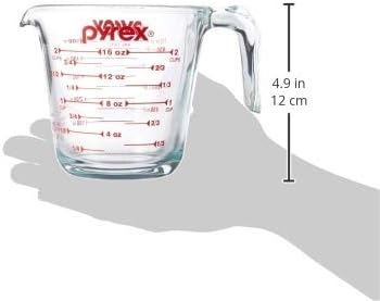 Pyrex -2 Prepware 2 Glass Measuring Cup