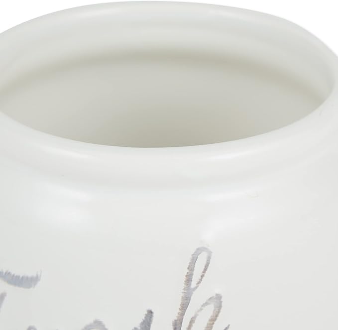 DII Kitchen Accessories Collection Ceramics, Jar Canister Set, Blue, 3