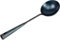 ZhenSanHuan Chinese Traditional HandMade Iron Ladle Wok Tool,Long wok utensils (Ladle, 32CM/12.6'')