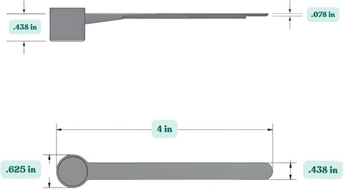 1.5 mL (1.5 CC) Long Handle Scoop for Measuring Coffee, Pet Food, Grains, Protein, Spices and Other Dry Goods (Pack of 25)
