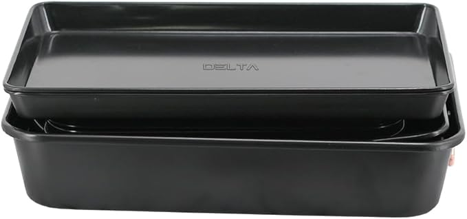 Nonstick Ceramic Bakeware Set – 8 Piece Baking Pans Set, Oven Safe to 450°F, Includes Muffin Pans, Cookie Sheets, Loaf, Roaster, Round & Square Pans, BPA-Free