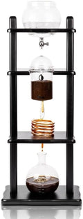Cold Drip Coffee Maker, Cold Brew Coffee Tower, Slow Drip Japanese Cold Brew Maker, 32 oz, Cold Brew Drip, Ice Coffee Tower (ICT2), Black