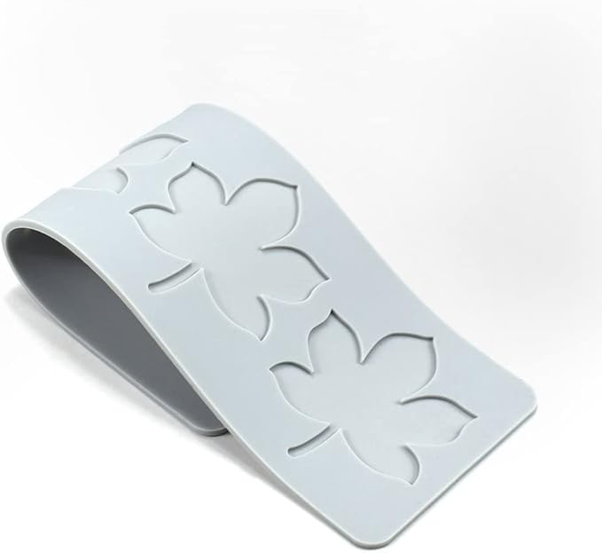 Silicone Molds 3D Hollow Leaf Chocolate Molds Honeycomb Bee Candy Mold Flower Pattern Fondant Mold Cake Topper Sugar Craft Decoration (P_Leaf_9.6 * 2.96 * 0.08inch)