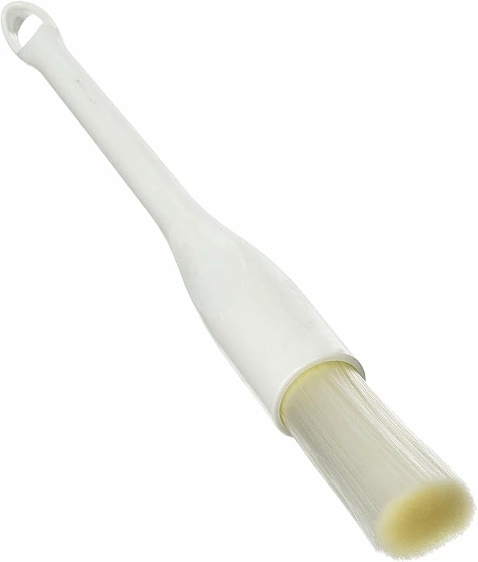 Soro Essentials- 1” Round Nylon Pastry Basting Brush with Plastic Handle- Easy to Clean Pastry Brush Basting Brush Cooking Brush Oil and Sauce Food Brush for Baking Butter Brush Kitchen Utensil