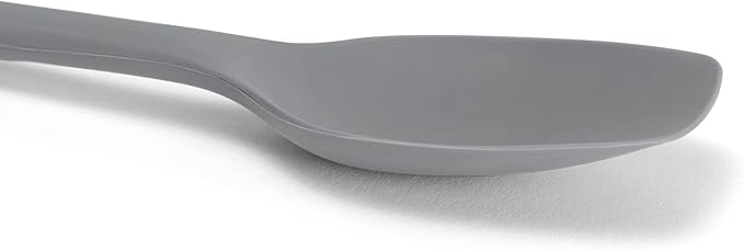 Misen Spoontula - Dishwasher Safe, Heat resistance, Nonstick Safe - Professional-Grade Versatile Kitchen Tool for Stirring, Spponging, Folding and Flipping - 4 Tools in One - Built to Last - Gray