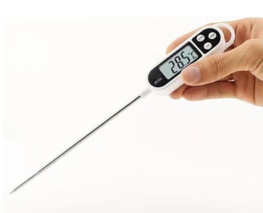 3pcs Candy Thermometer Digital Instant Read for Meat Kitchen Cooking Food Oil Deep Fry BBQ Grill Smoker (3, 9.4in)