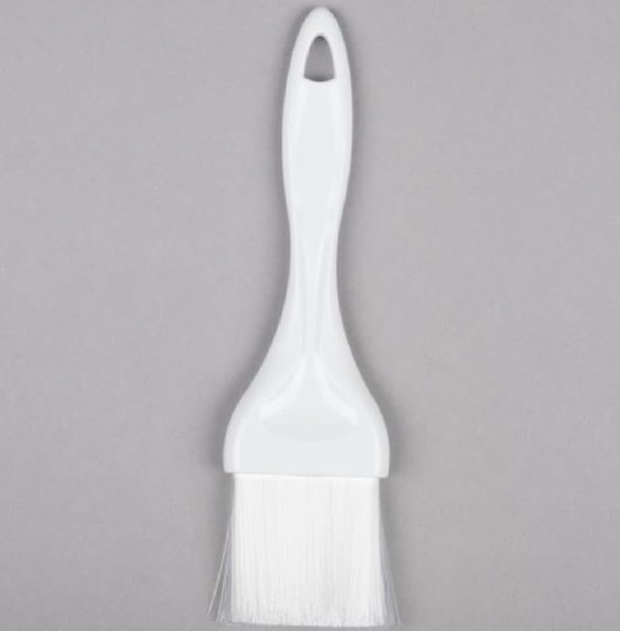 Soro Essentials- 2” Flat Nylon Pastry Basting Brush with Plastic Handle- Easy to Clean Pastry Brush Basting Brush Cooking Brush Oil and Sauce Food Brush for Baking Butter Brush Kitchen Utensil