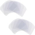 5 Pcs Transparent Transparent Cake Cream Scraper, Flexible Plastic Cake Scraper Decorating Tools, Decorating Clear Icing Smoother Tools for Cake Decoration