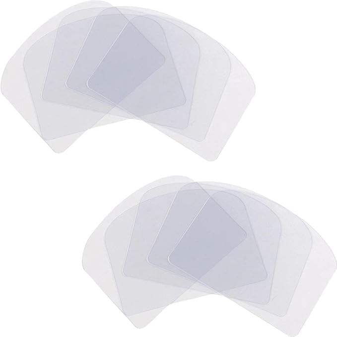 5 Pcs Transparent Transparent Cake Cream Scraper, Flexible Plastic Cake Scraper Decorating Tools, Decorating Clear Icing Smoother Tools for Cake Decoration