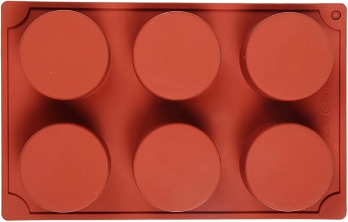 Silicone 11/8/6 Cavity Cylinder Shape Cake Mold For Baking Dessert Ice-Creams Mousse Mould Fondant Decorating Tools (6 Cavity)