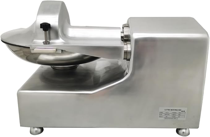 110V 8L Meat Vegetable Food Chopper Processor, Prep Food Processor, 750W Food Chopper with Partially Open Pot, Commercial Stainless Steel Blade Electric Shredder