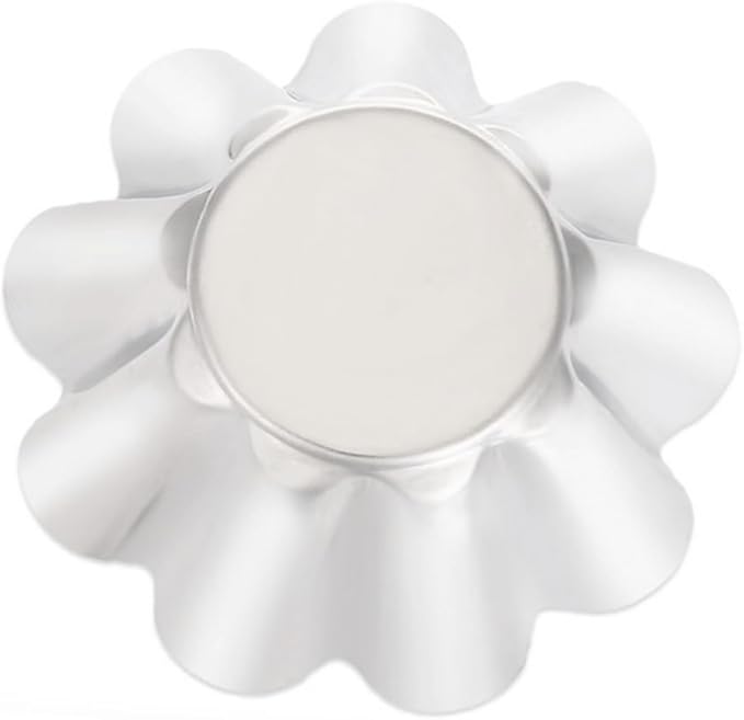 Unomor Pcs Stainless Steel Sauce Dish Egg Tart Tins Egg Tart Shell Baking Pan Puto Molder Filipino Baking Supplies Dish Mini Paper Cups Mold Cake Portuguese s