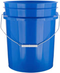 House Naturals 5 Gallon Premium HPDE Plastic Bucket - Made in USA Food Grade Storage Container, BPA Free All Purpose Pail (1, Blue)