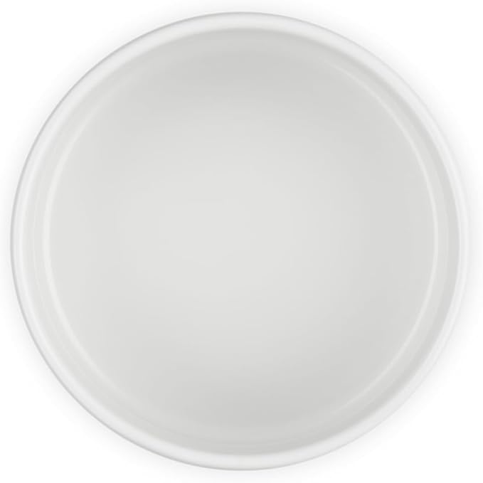 Le Creuset Signature Salt Cellar and Storage Canister with Wood Lid, 16 oz., White
