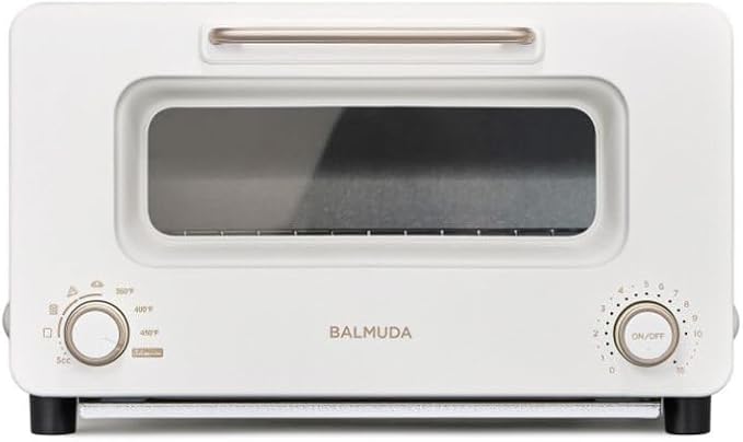 BALMUDA The Toaster Pro | Steam Oven Toaster | 6 Modes: Shokupan, Golden Toast, Pizza, Croissant, Oven, Salamander Grill | Precise Temperature Control | Compact Design | Off-white