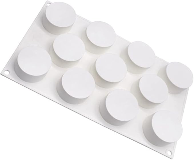 Silicone 11/8/6 Cavity Cylinder Shape Cake Mold For Baking Dessert Ice-Creams Mousse Mould Fondant Decorating Tools (11 Cavity)