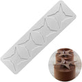 3D Hollow Leaf Fondant Lace Mold Multi Leaves Flower Candy Mold Chocolate Sugar Craft Cake Decoration Cupcake Top (H Darts_8.28 * 2.32 * 0.12inch)