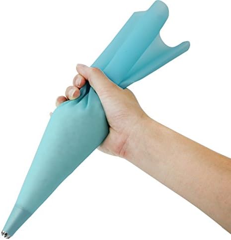 Jennice House Silicone Pastry Bags Set, 3 Pack of 16 inch Reusable Icing Piping Bags Baking Cookie Cake Decorating Pastry Bags Set
