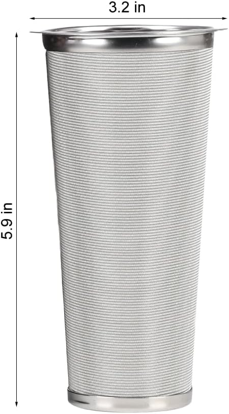 MODERNJOE'S Premium Cold Brew Coffee Filter for 1 Quart Wide Mouth Mason Jars. Cold Brew Coffee Maker. Perfect for Iced Coffee and Tea. Heavy Duty Gauge 100 Micron Mesh 304 Stainless Steel