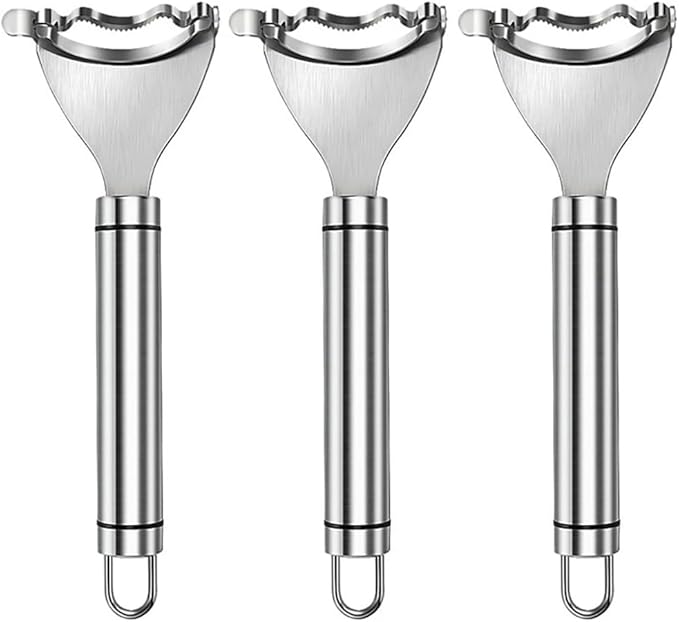 Corn Peeler Cob Stripper, Stainless Steel Cob Remover, Corn Planer Cutter Thresher Scraper, Stripping Tool for Home Kitchen, Corn Scraper 3 PCS