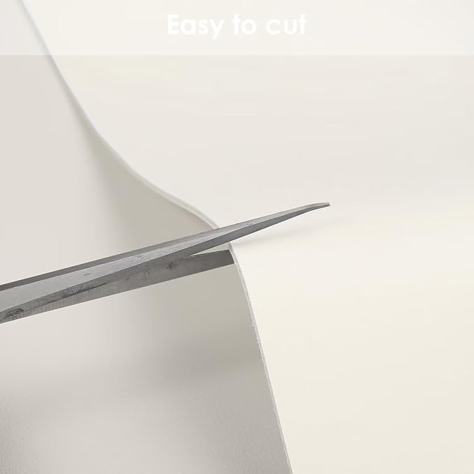 Leather Dresser Cover,1.8mm Thick,14x90 Inch,Dresser Protector Top,Dresser Top Protector,Dresser Cover Top,Dresser Top Cover,Dresser Cover Top for Bedroom.(White+White,14x90)