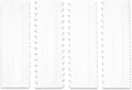 Cake Scraper Set Decorating Comb and Icing Smoother Tool Mousse Butter Cream Cake Edge DIY Tool Plastic Sawtooth Cake Scraper Icing Smoother Comb Set Kitchen Baking Tools Christmas Gift (4 Pack)
