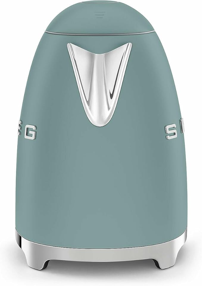 Smeg 50's Retro Style 7-Cup Electric Water Kettle with Automatic Shutoff, Removable Base, and Water Indicator (Jade)