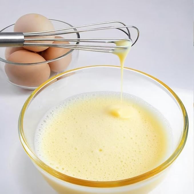FLYINGSEA Whisk,Mini whisk,Small whisk,Cooking and Kitchen Gadget 1 Pcs.