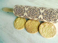 KALEIDOSCOPE ROLLING PIN LASER ENGRAVED for EMBOSSED COOKIES GIFT FOR FRIEND MOTHER BAKER