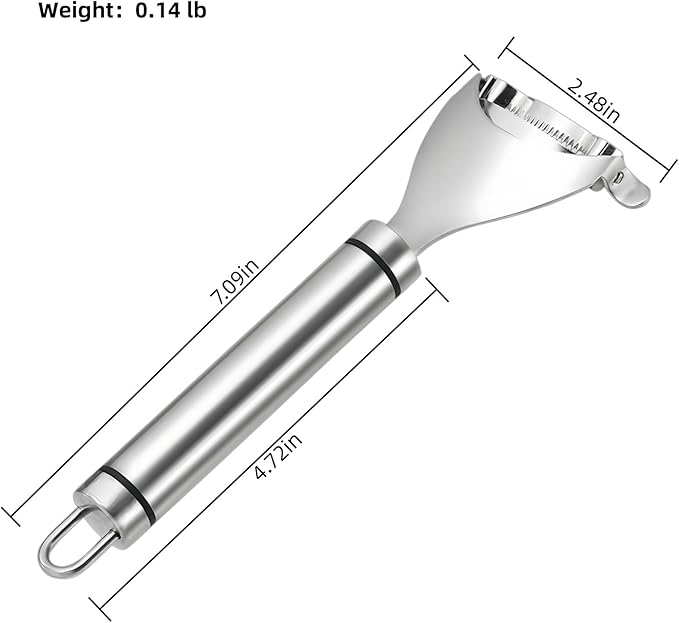 AYUCOPLEX Corn Stripper and Peeler Set, 2-Piece Kitchen Tool for Fresh Corn on The Cob, Hand-operated Vegetable Peelers Professional Corn Kernel Remover with Comfort Grip