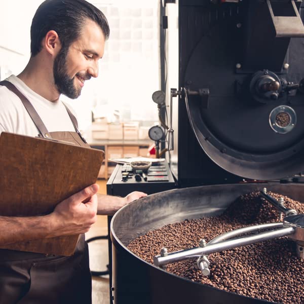 Volcanica Espresso Whole Beans Coffee, Dark Roast 100% Arabica, Espresso Roast, Bold Sweet Flavor, Fresh Roasted, Kosher, Vegan, Gluten-Free, 16 oz