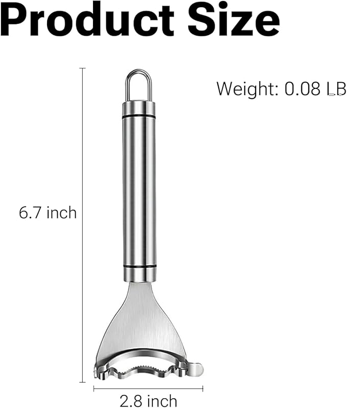 Corn Peeler Cob Stripper, Stainless Steel Cob Remover, Corn Planer Cutter Thresher Scraper, Stripping Tool for Home Kitchen, Corn Scraper 2 PCS