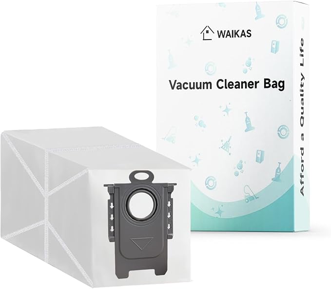 14 Pack Qrevo vacuum Bags for Roborock Qrevo Series QV 35A, Qrevo S5V, Saros10r, Qrevo S, Qrevo Edge S5A, Qrevo 2R3W, S8 Max Ultra, S8 MaxV Ultra, Qrevo Curv S5X, Qrevo Master/Slim robot Vacuum