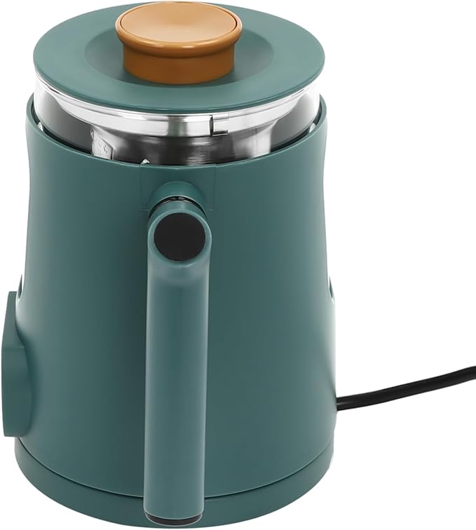 Electric Kettle,Temperature Control Glass Tea Maker LCD Display,Water Boiler & Heater With 360° Swivel Base and 6 Different Kinds of Functions For Coffee,Tea,Milk,Water,Hot Chocolate (Green)