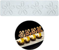 Silicone Molds 3D Hollow Leaf Chocolate Molds Honeycomb Bee Candy Mold Flower Pattern Fondant Mold Cake Topper Sugar Craft Decoration (N_Flower_10.16 * 2.8 * 0.08inch)