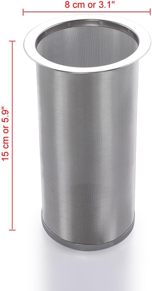 MODERNJOE'S Premium Infuser Cold Brew Coffee Maker for 1 Quart Wide Mouth Mason Jars. Cold Brew Coffee Filter. Iced Coffee and Tea. Heavy Duty Gauge 100 Micron Mesh 304 Stainless Steel