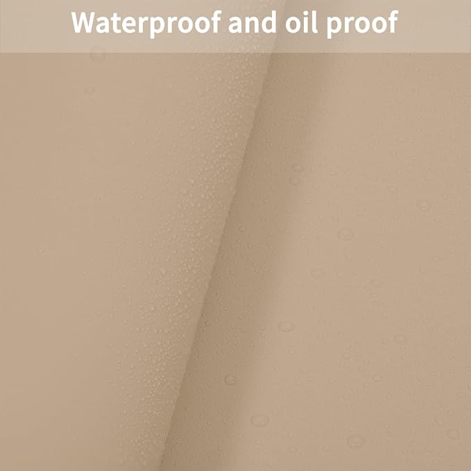 Vanity Top Protector - Can Be Used On Both Sides Waterproof and Easy to Clean Good Flatness Used for Dresser Table(Light Brown+Gray 10x44)