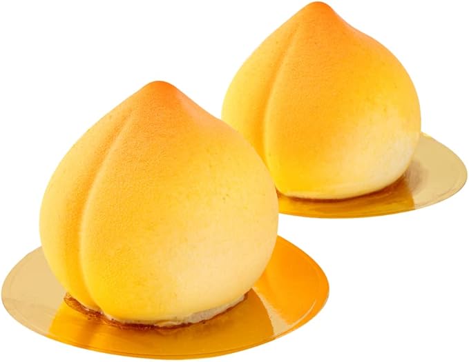 Restaurantware-Pastry Tek 8 Cavities Fruit Mold, 1 Oven-Ready Dessert Mold - Flexible, Freezable, White Silicone 3D Candy Mold, Easy Release, For Baking