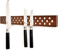 Magnetic Wooden Knife Bar Holder Strip, Cherry or Walnut, 12, 16, 20, or 24 Inch (20 Inch, Walnut)