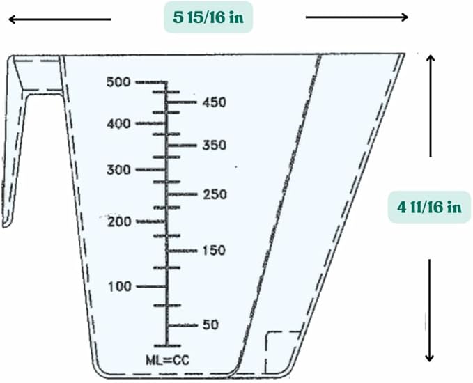 2 Cup (1 Pint | 16 Oz. | 500 mL) Scoop for Measuring Coffee, Pet Food, Grains, Protein, Spices and Other Dry Goods (Pack of 25)