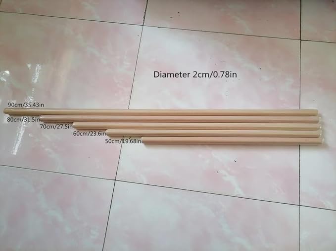 XBLDMJY Thin Rolling Pin （90 * 2cm），Suitable for large baking projects